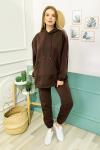 158899 Oversize Sardonlu Sweat Takim